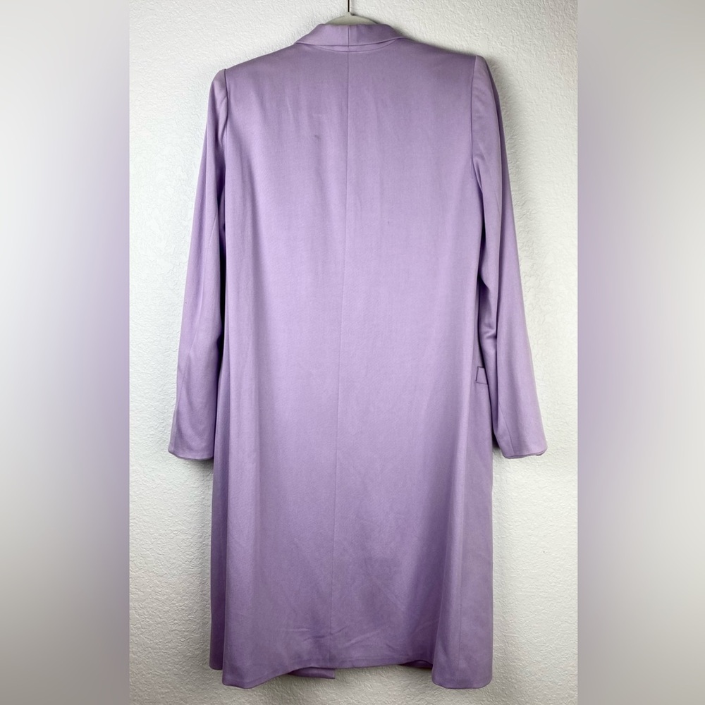 ALICE + OLIVIA Kylie Long Easy Shawl Collar Jacket - Picture 9 of 16